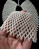 kolie Perłowa kolia kołnierzowa z koralików, elegancki naszyjnik handmade, ślubny 2