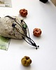 wisiory Naszyjnik boho w kształcie muchomora i zielonym szkłem dla miłośników lasu 4