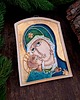 Ozdoby na ścianę Ikona ceramiczna obraz sakralny 3