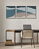 plakaty Abstrakcyjne plakaty morze, minimalistyczne, zestaw/tryptyk do salonu, sypialni. 5