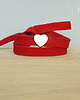 bransoletki skórzane red love 1