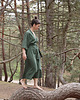 sukienki maxi damskie Sukienka Kimonowa Khaki 1