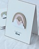 kartki scrapbooking Boho tęcza. Zaproszenia urodzinowe z tęczą 3
