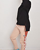 bluza bez kaptura damska Ciepły Czarny Półgolf Turtleneck Black 2