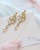 Biżuteria ślubna Kolczyki Perfect Glam Crystalized - Gold 2