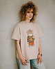 t-shirt damskie T-shirt oversize Snoop Teddy dla mamy beige 2