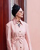 czapki damskie Turban lniany 2