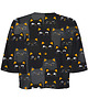 t-shirt damskie DR.CROW T-shirt Krótki CROP Cats Orange 1