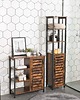 komody i szafki Szafka Drewniana Komoda z Półkami Rustic 8
