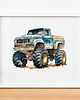 obrazy i plakaty do pokoju dziecięcego Plakat Monster Truck P191 1
