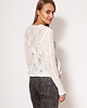 swetry damskie  Rozpinany sweter - SWE267 ecru MKM 2