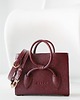 torebki do ręki BOW BAG - skórzana torebka - bordowa 5