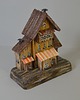 figurki i rzeźby Ręcznie robiony drewniany domek dekoracyjny, oryginalna ozdoba do domu 9