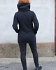 bluza bez kaptura damska Bluza damska asymetryczna , wysoka stójka 4