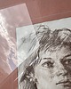 grafiki i ilustracje Oprawiona twarz kobiety 6