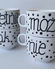kubki Komplet ręcznie malowanych filiżanek 2