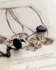 wisiory Magiczna grzybowa mała metalowa zawieszka w stylu boho inspirowana lasem 9