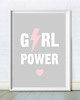 obrazy i plakaty do pokoju dziecięcego PLAKAT DO POKOJU DZIEWCZYNKI girl power 1
