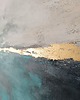 obrazy LINIA HORYZONTU 2 Ręcznie malowany obraz ze złotem 100X70 cm 4