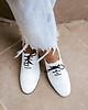 półbuty damskie Skórzane półbuty jazzówki Zapato model 246 biały 2