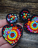 kolczyki soutache Kolekcja Frida - kolczyki kolorowe serca 5