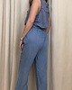 spodnie materiałowe damskie Spodnie Denim scuri 3