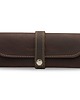 piórniki Etui na długopisy Piórnik skórzany tuba futerał Brązowy Parker Quality 1