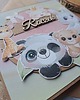 kartki scrapbooking Kartka na roczek dla dziewczynki (w kopercie) 1