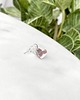 kolczyki swarovski Kolczyki - kryształy Swarovski -Różane serca 1