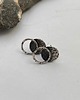 kolczyki wire wrapping Podwójne koła - Srebrne kolczyki 1