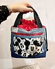 kosmetyczki Jeansowy podróżny kuferek na kosmetyki MICKEY 8