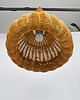 lampy wiszące Lampa wiklinowa, lata 70 6