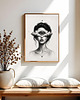 plakaty Plakat Oczy abstrakcja 2