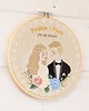 Ślub - inne Personalizowana pamiątka ślubna, haft w tamborku 4