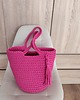torby na ramię Torba szydełkowa ze sznurka na ramię 23cmx30cm 4