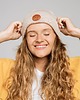 czapki damskie Czapka beanie z bawełny organicznej beżowa 3