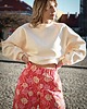 bluza bez kaptura damska Soft Spot / kremowa bluza basic 1