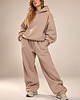 komplety damskie Zestaw - Dres Boxy&Baggy Beż 1