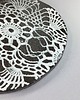 podkładki do kuchni Komplet ceramicznych podstawek Czarna koronka 4