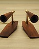 kinkiety Komplet dwóch kinkietów ściennych, duński design, lata 70, produkcja: Dania 4