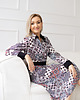 sukienki midi damskie Sukienka Patchwork 1