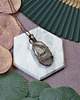 wisiory Miedziany wisiorek wire wrapping z kwarcem z rutylem #228 2