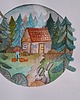 obrazy Ilustracja jesienna w kuli 1