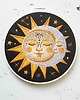Ozdoby na ścianę Słońce i księżyc, black, haft w tamborku 20 cm 6