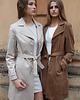 płaszcze damskie Trencz zamszowy Walnut 2