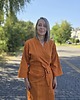 sukienki midi damskie Kimono może być sukienką 100%  len. 7