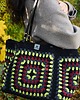 torby na ramię Duża torebka na szydełku granny square 3