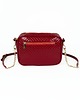 torebki mini Skórzana torebka pikowana - GioVani Czerwony 2