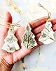 ozdoby choinkowe Zestaw Strażniczki zieleni - 3 zawieszki ceramiczne na choinkę 3