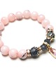 bransoletki z kamieni naturalnych Kolekcja Rich - Opal pink /glamour/ - bransoletka 1